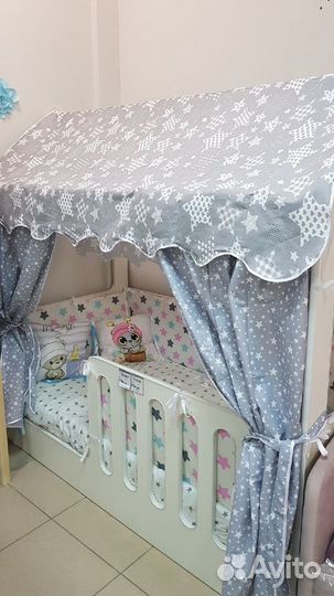 Кровать домик детская