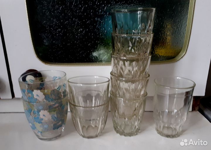 Стеклянная посуда ретро