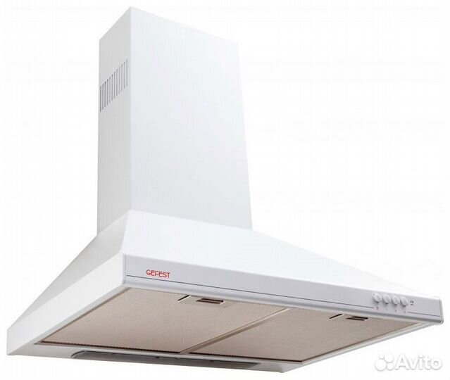 Вытяжка каминная Gefest во 10 К45 белый