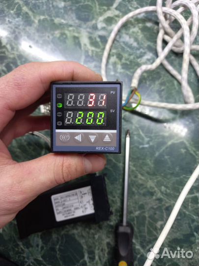 Блок управления температурой +реле + термопара