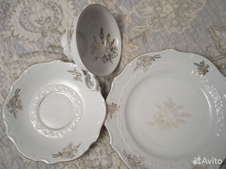 Чайные тройки дефект