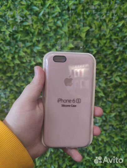 Силиконовый Чехол на iPhone 6s (Бежевый)
