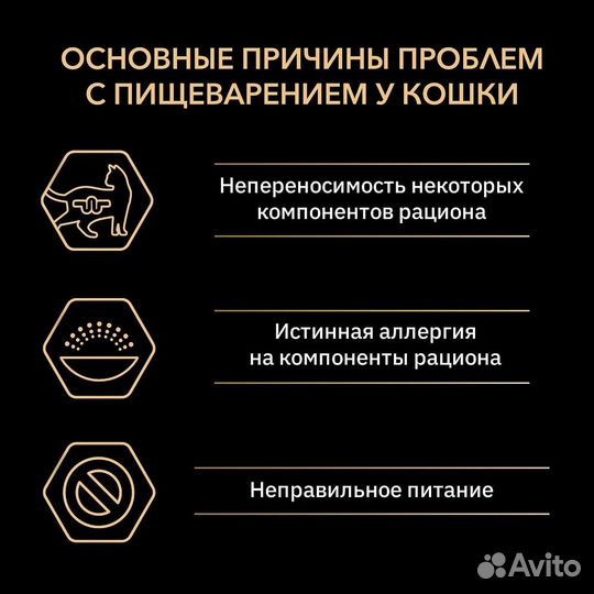 Корм Purina Pro Plan для взрослых кошек с чувствит