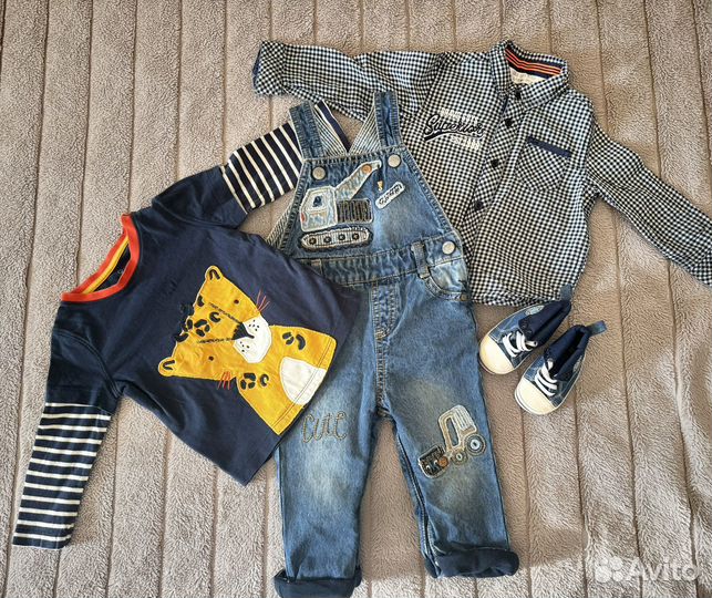 Фирменные вещи для мальчика 80 размер