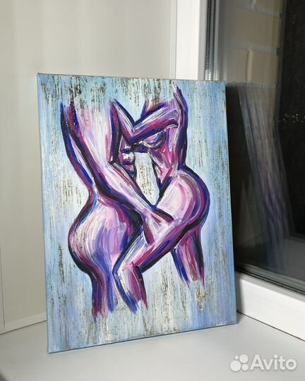 Картина на холсте акрилом