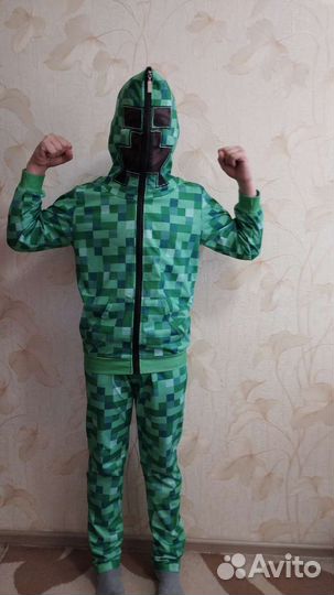 Костюм крипера из майнкрафт