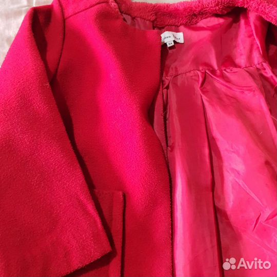 Пальто для девочки 116 122