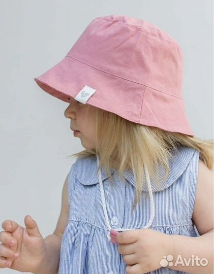 Новая панама и косынка детская 50-52 для девочки