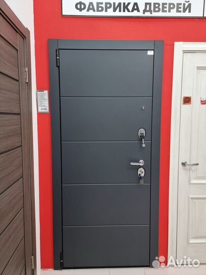 Входная дверь с зеркалом porta R-3 4/П61 Graphite