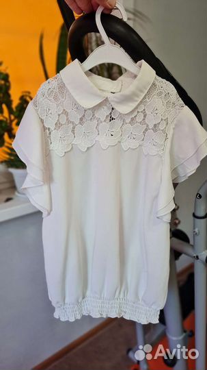 Блузка школьная 128 134