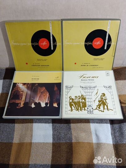 Оперы на виниле Беллини, Пуччини и др