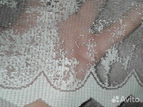 Тюль новая- 5 метров.шторы.Зажимы для штор на магн