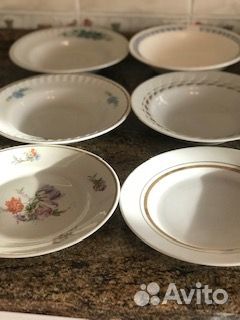 Фарфоровая посуда, стекло СССР