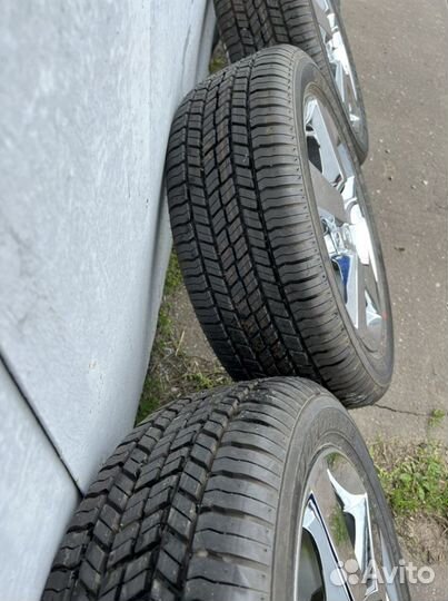 Новые колеса в сборе r17 114,3 Шины хром