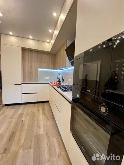 Прямая кухня на заказ. Фабрика в Челябинске