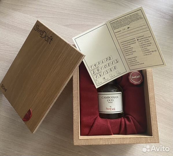 Нишевая парфюмерия Swedoft cambodian oud