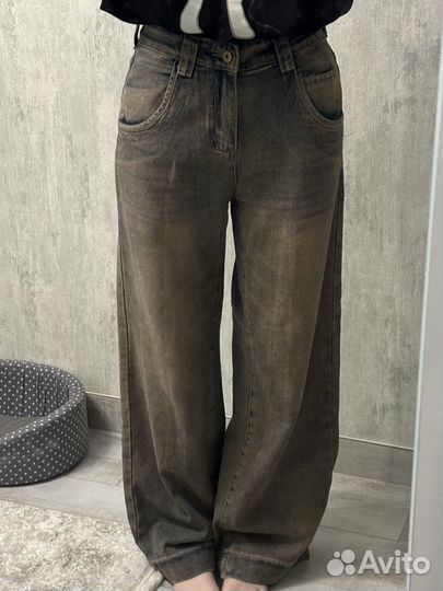 Джинсы широкие y2k