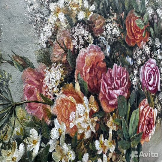 Картина натюрморт на холсте масло живопись