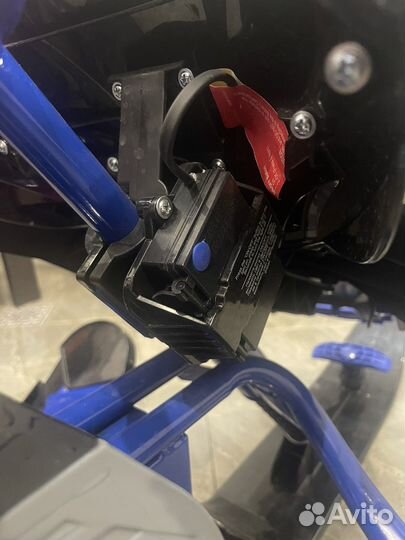 Снегокат Yamaha Apex Snow Bike Titanium синий