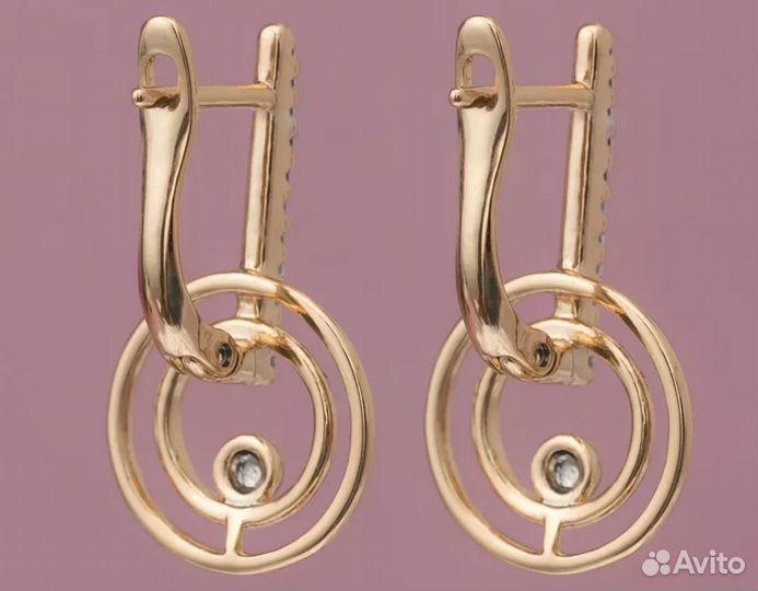 Серьги лёгкие, эстетичный дизайн