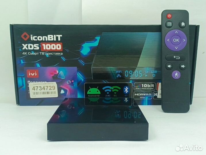 Smart tv приставка iconbit XDS1000