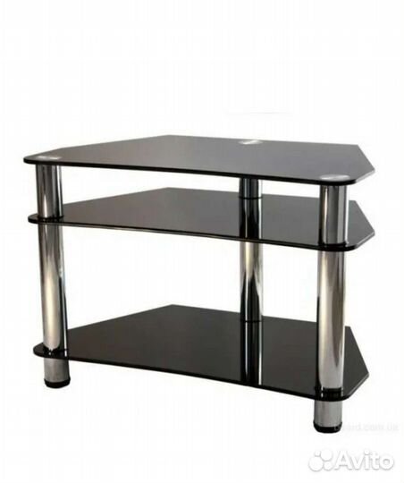 Стеклянная тумба под тв