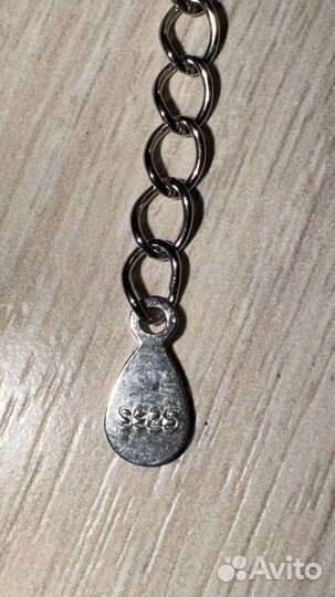 Серебряный браслет с фианитами 925