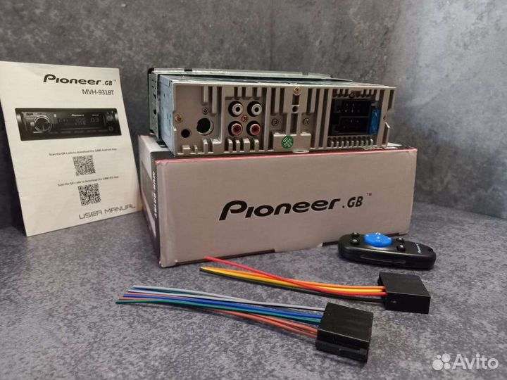 Магнитола Pioneer с Bluetooth,Новое