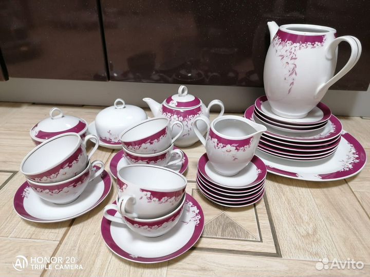 Чайный сервиз гдр,Кольцид