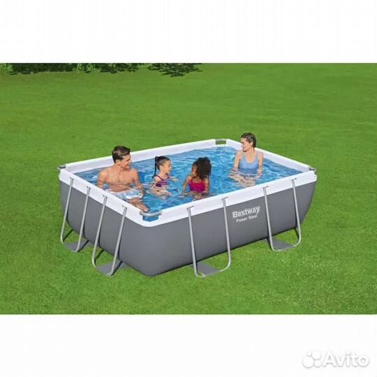 Каркасный бассейн Power Steel 282х196х84см