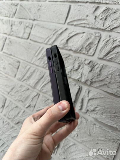 Кожаные чехлы на iPhone 14 Pro MagSafe