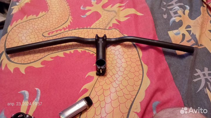 Руль для велосипеда 25.4, стальной с выносом