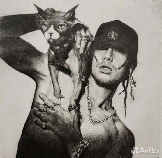 Портрет по фото на заказ, Академический рисунок