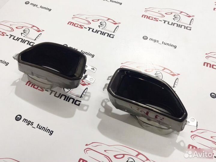 Насадки в стиле 340 черные для BMW 3 series G20