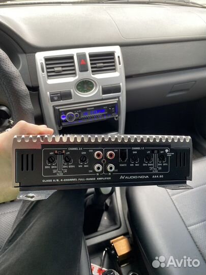 Усилитель 4 канальный audio nova 4.80