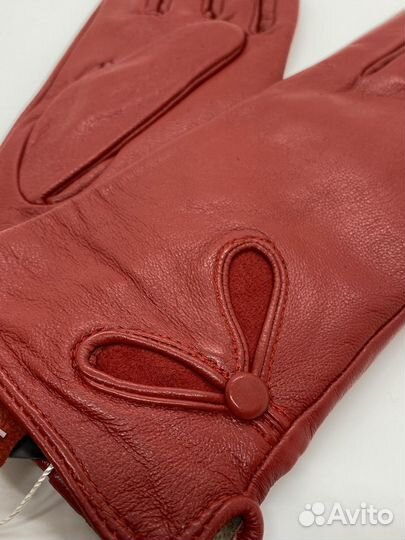 Перчатки кожаные женские