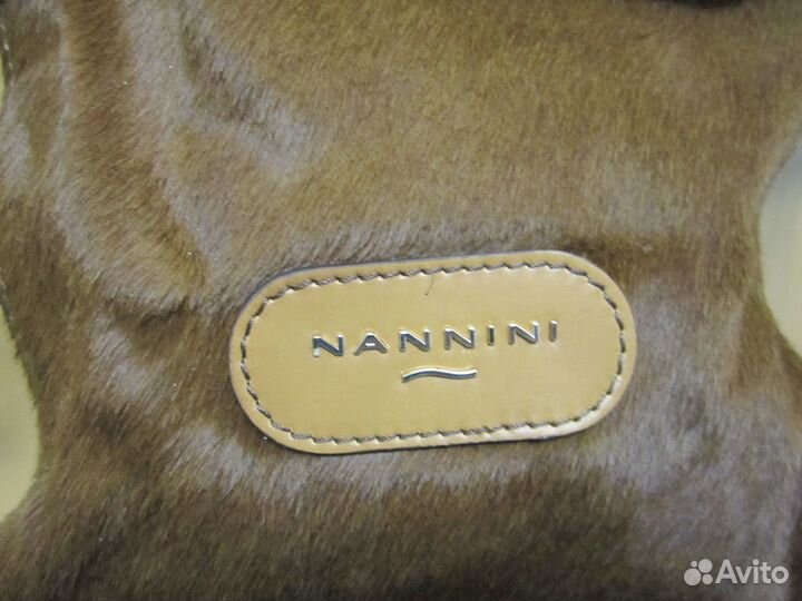 Сумка женская натуральная кожа nannini Италия