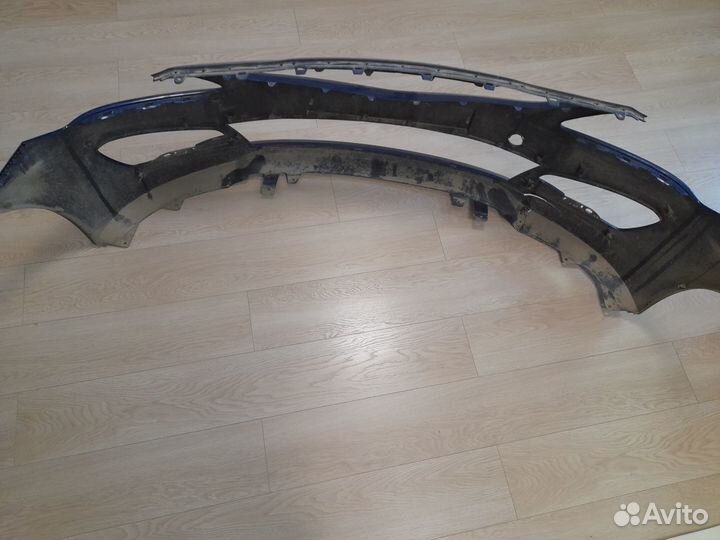 Передний бампер на hyundai solaris 1 рестайлинг