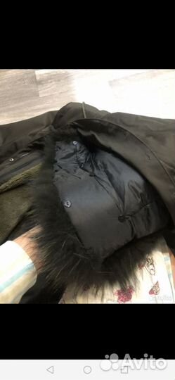 Парка с натуральным мехом 50 52
