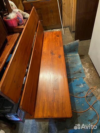 Стол с лавками