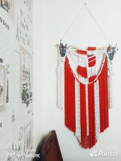Панно на стену макраме