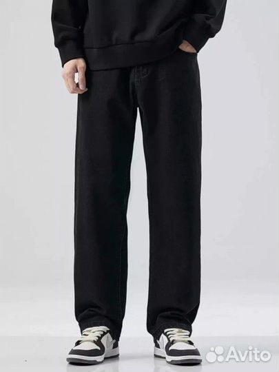 Джинсы широкие прямые трубы оверсайз y2k