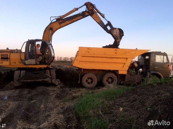 Земля плодородная чернозем грунт с доставкой