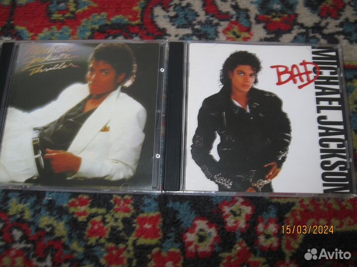 Сd диски Michael Jackson Bad 1987г