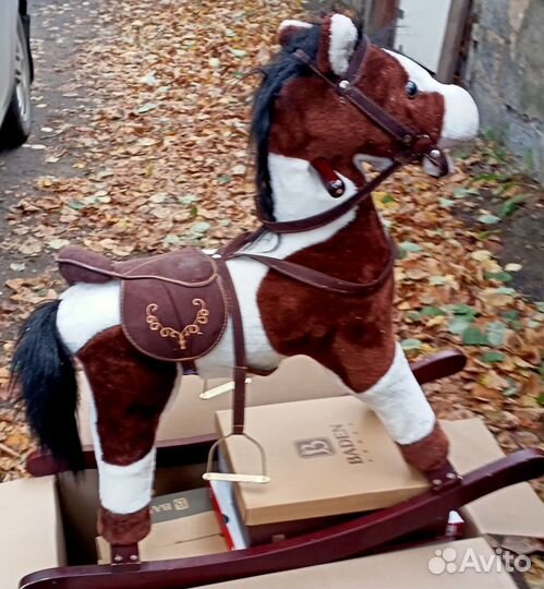 Детская лошадка качалка