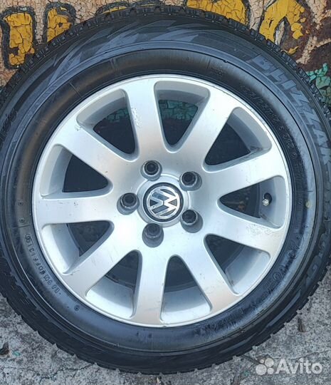 Литые диски с резиной r15 Volkswagen audi skoda