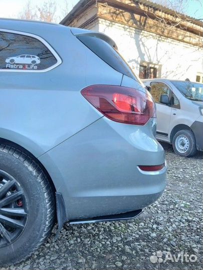 Сплиттер на бампер Opel Astra h j gtc