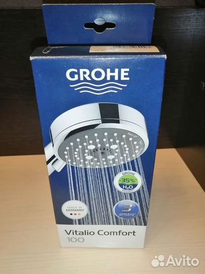 Ручной душ grohe Vitalio Comfort 100(3 режима)