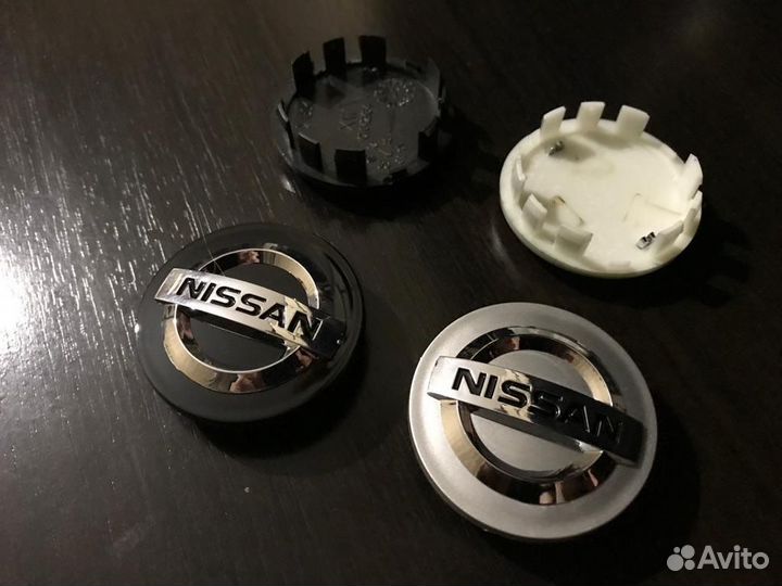 Колпачки заглушки на литые диски nissan