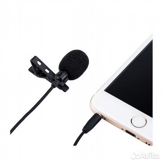 Петличный проводной микрофон
